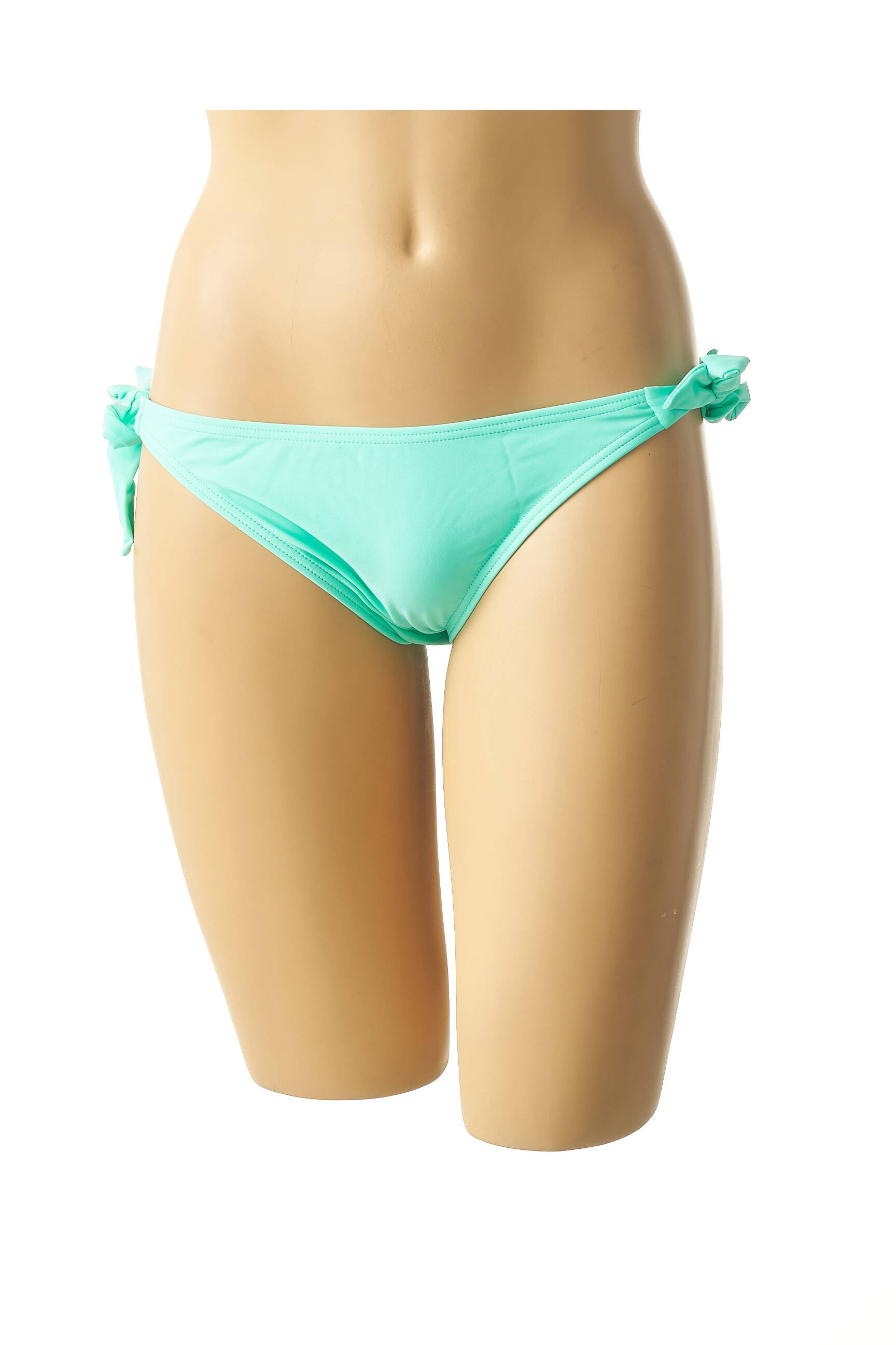 Maudymosi kelnaitės satino efektas kelnaitės mėlyna MON PETIT BIKINI moteris