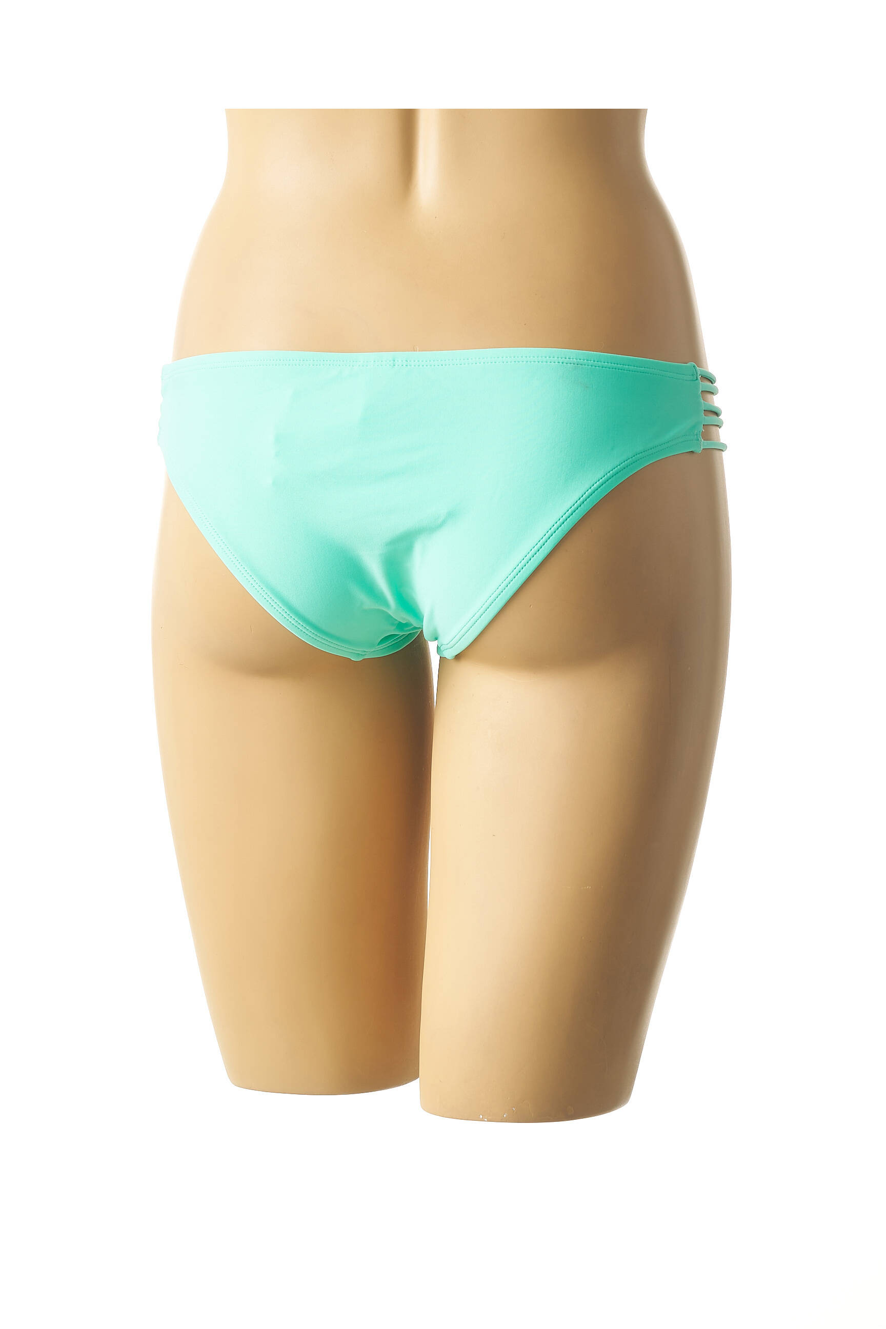 Maudymosi kelnaitės satino efektas kelnaitės žalias MON PETIT BIKINI moteris