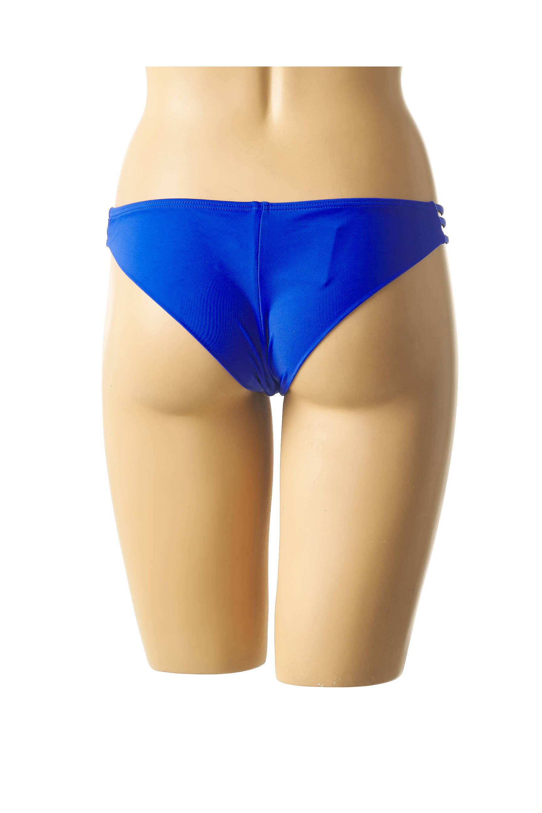 Maudymosi kelnaitės satino efektas kelnaitės mėlyna MON PETIT BIKINI moteris