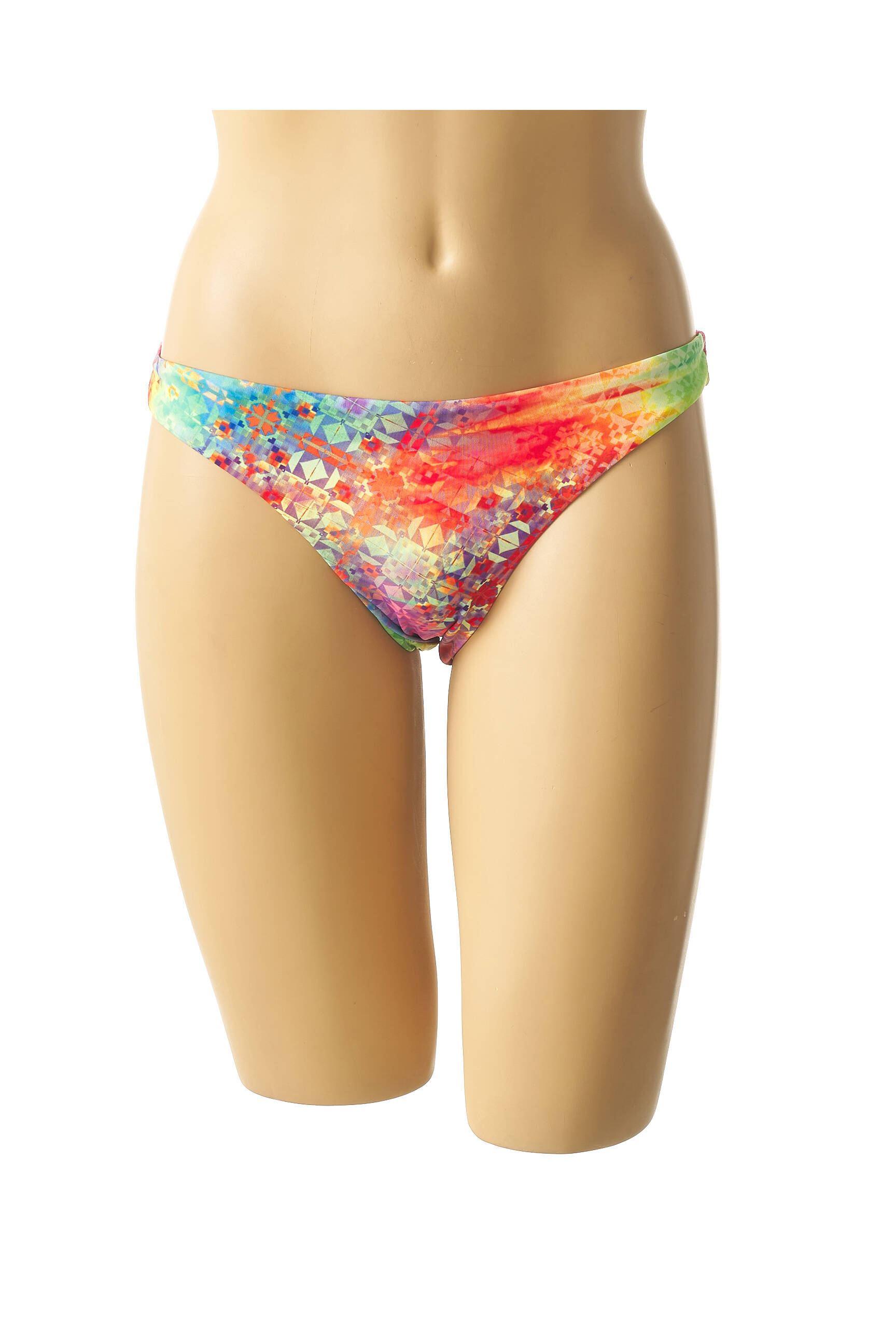 Maudymosi kelnaitės fantazijos raštas kelnaitės oranžinė MON PETIT BIKINI moteris