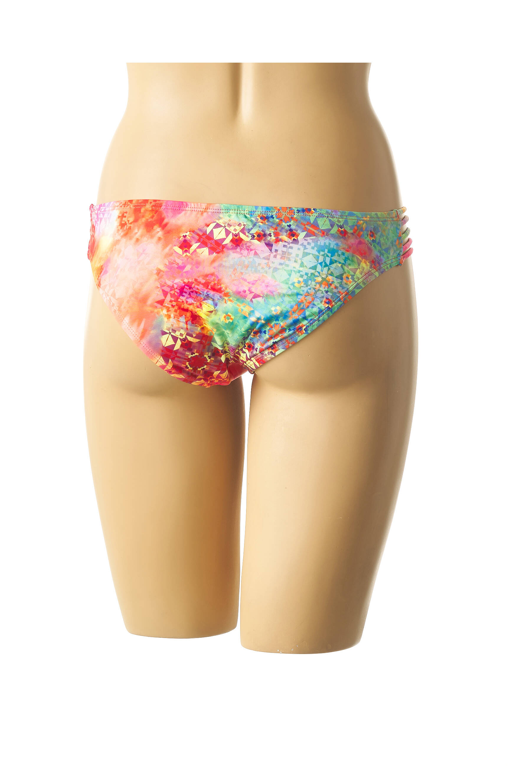 Maudymosi kelnaitės fantazijos raštas kelnaitės oranžinė MON PETIT BIKINI moteris