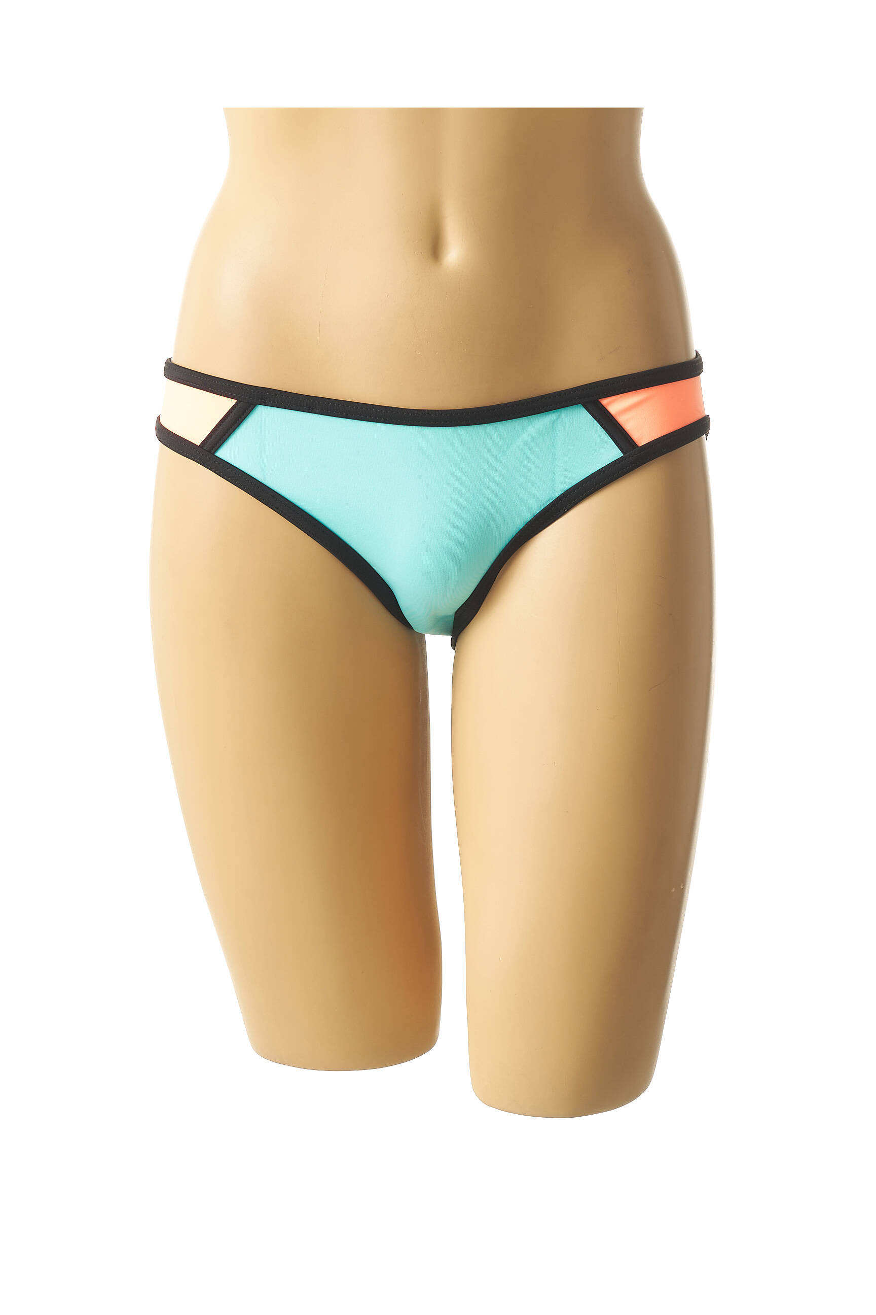 Maudymosi kelnaitės satino efektas kelnaitės mėlyna MON PETIT BIKINI moteris