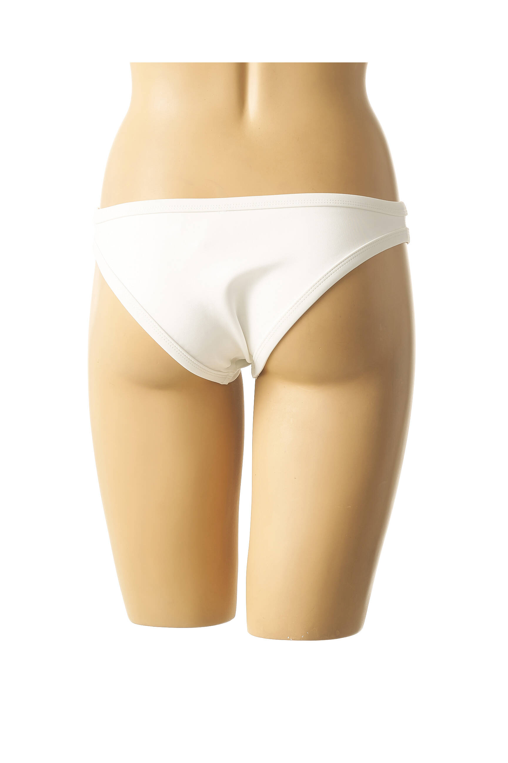 Maudymosi kelnaitės satino efektas kelnaitės baltas MON PETIT BIKINI moteris