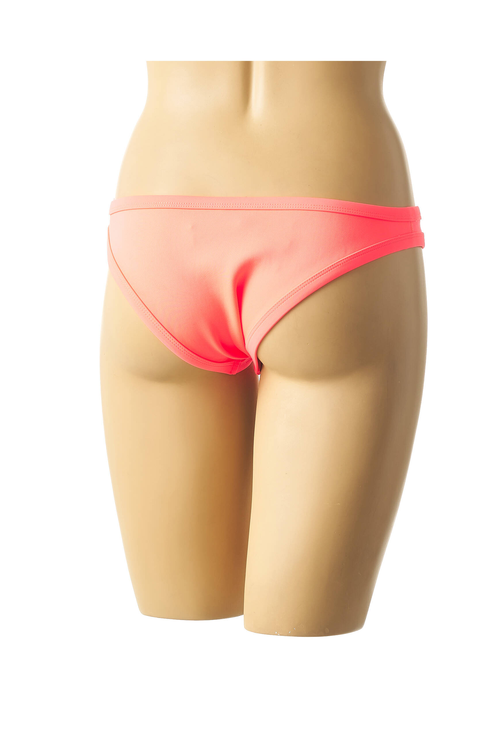 Maudymosi kelnaitės satino efektas kelnaitės oranžinė MON PETIT BIKINI moteris