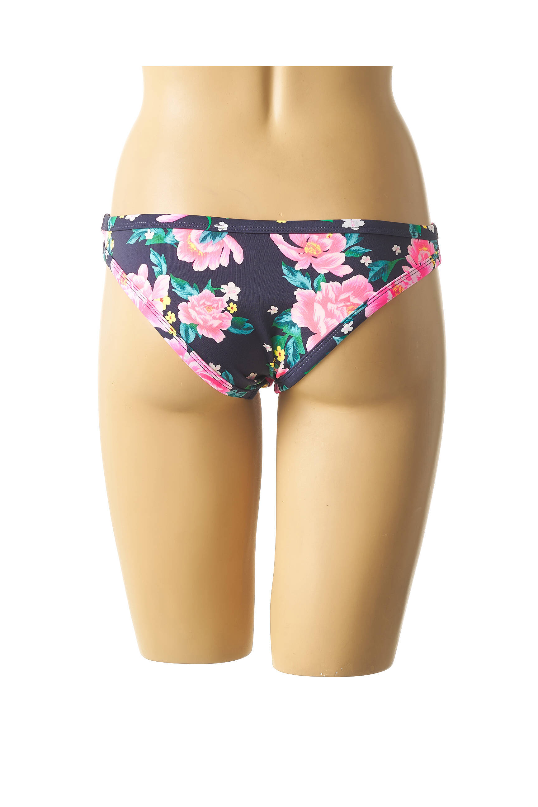 Maudymosi kelnaitės gėlių raštas kelnaitės mėlyna MON PETIT BIKINI moteris