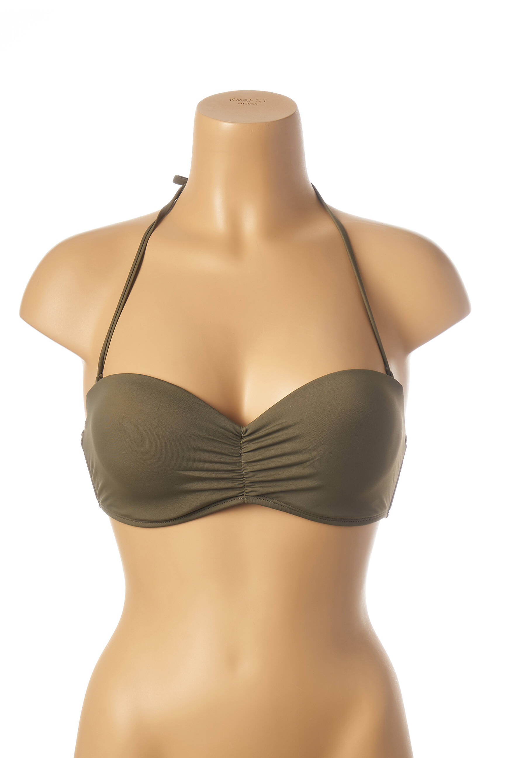 Maudymosi viršūnė tamprumas žalias MON PETIT BIKINI moteris