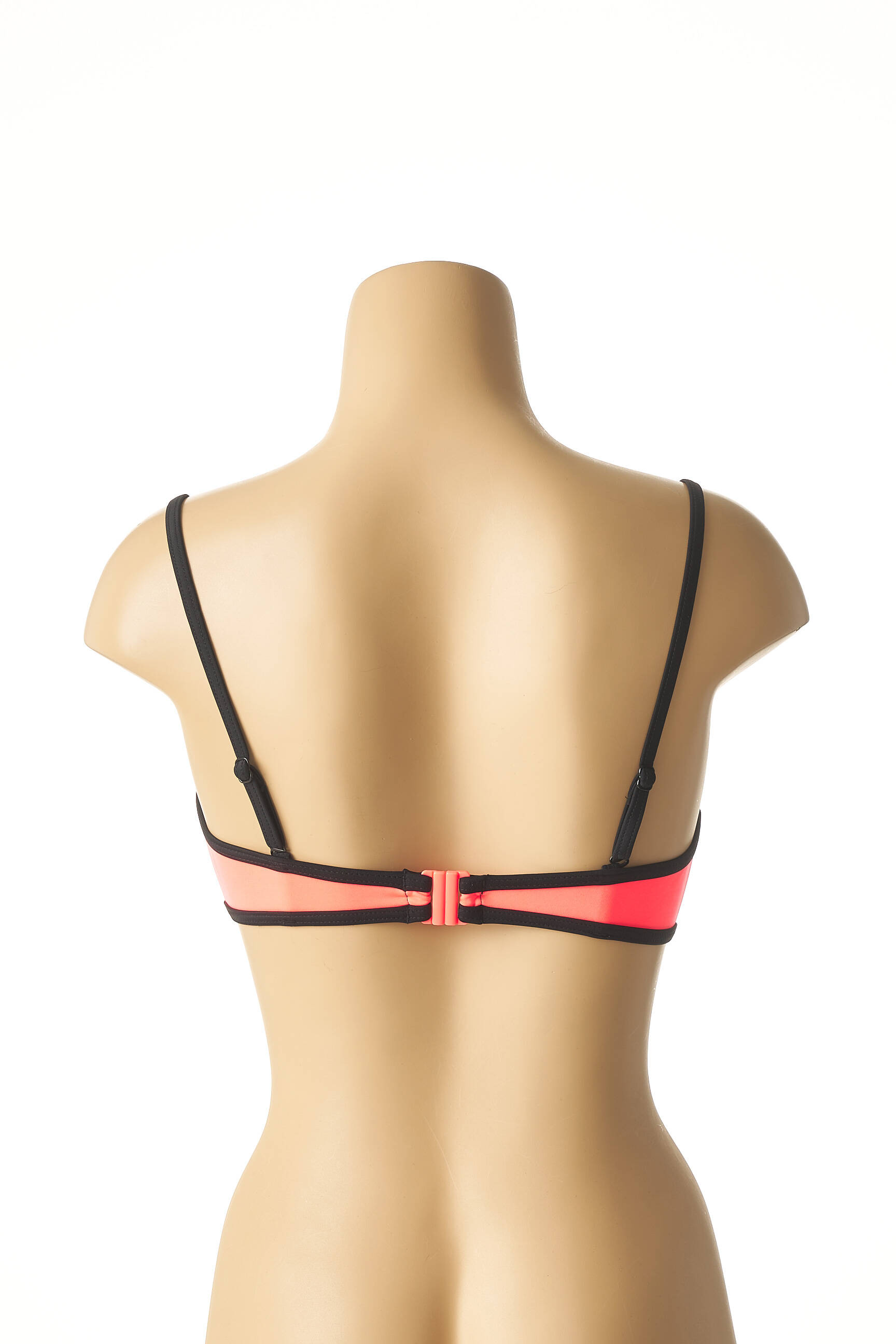 Maudymosi viršūnė tamprumas push-up liemenėlė su aukštu palaikymu mėlyna MON PETIT BIKINI moteris