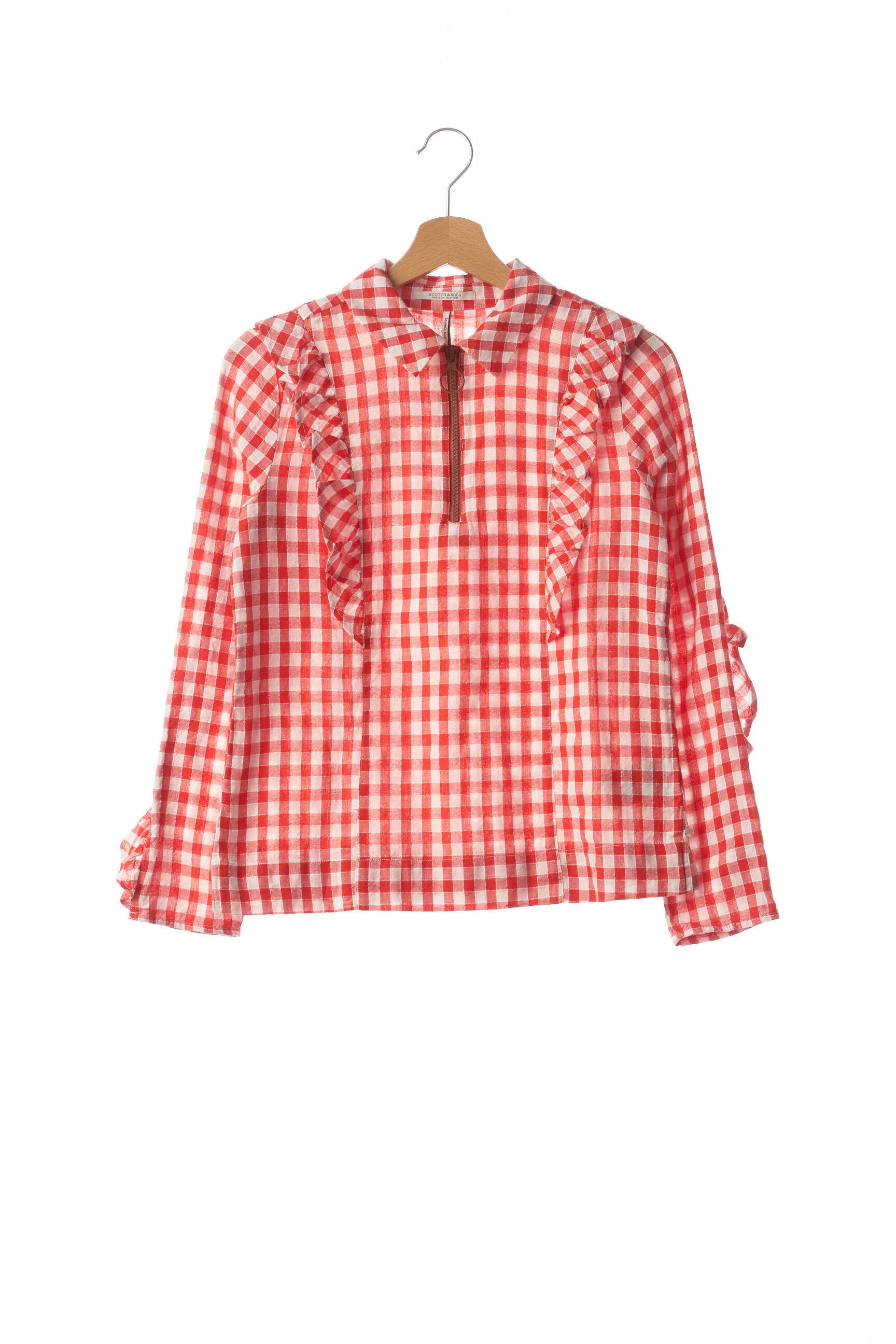 Bluzonai ilgos rankovės ilgos rankovės raudona SCOTCH & SODA moteris