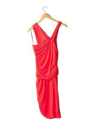 Pusilgių suknelė pamušalas plonos dirželiai raudona HALSTON HERITAGE moteris