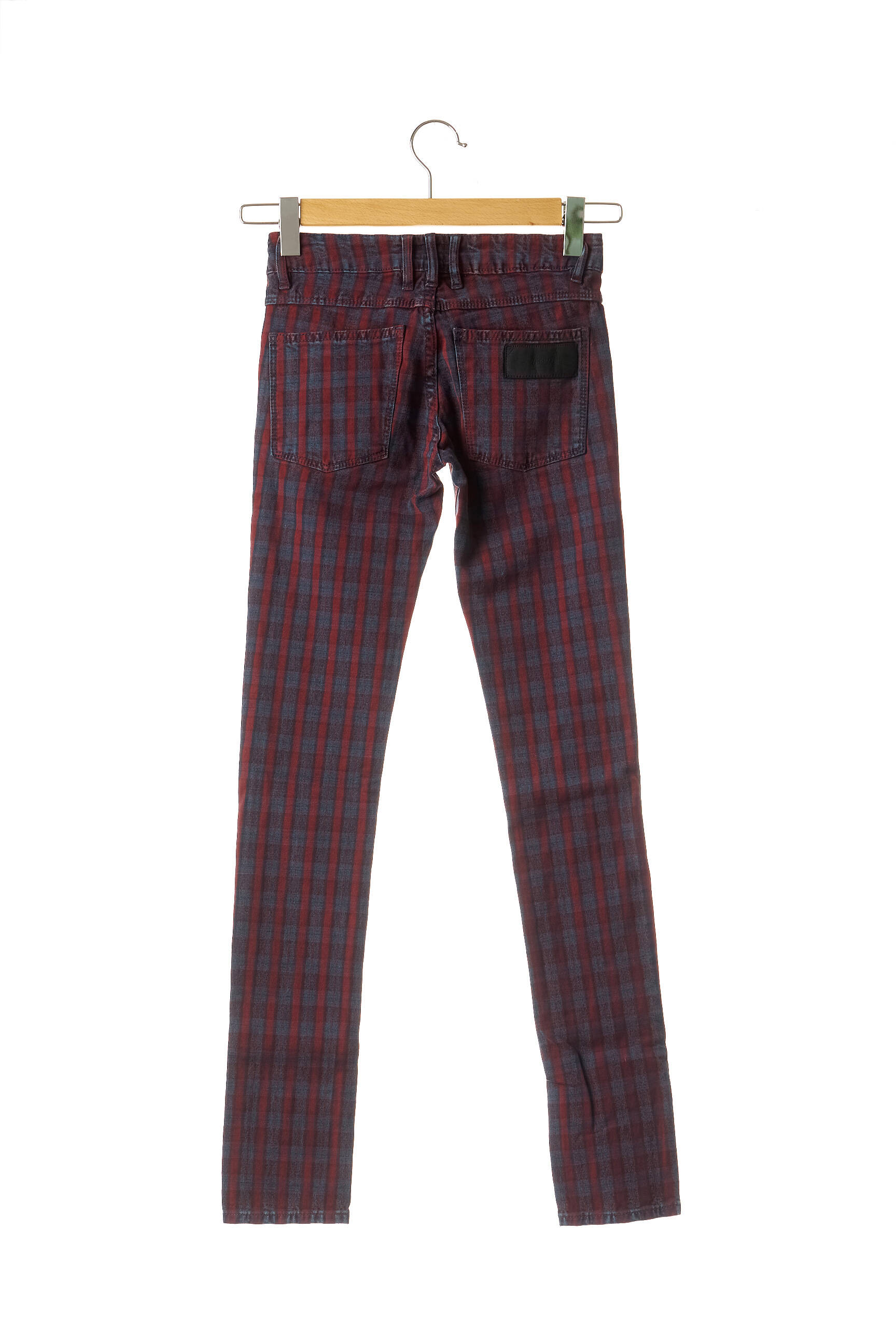 Pantalon lieknas maža dydžio raudona APRIL 77 moteris