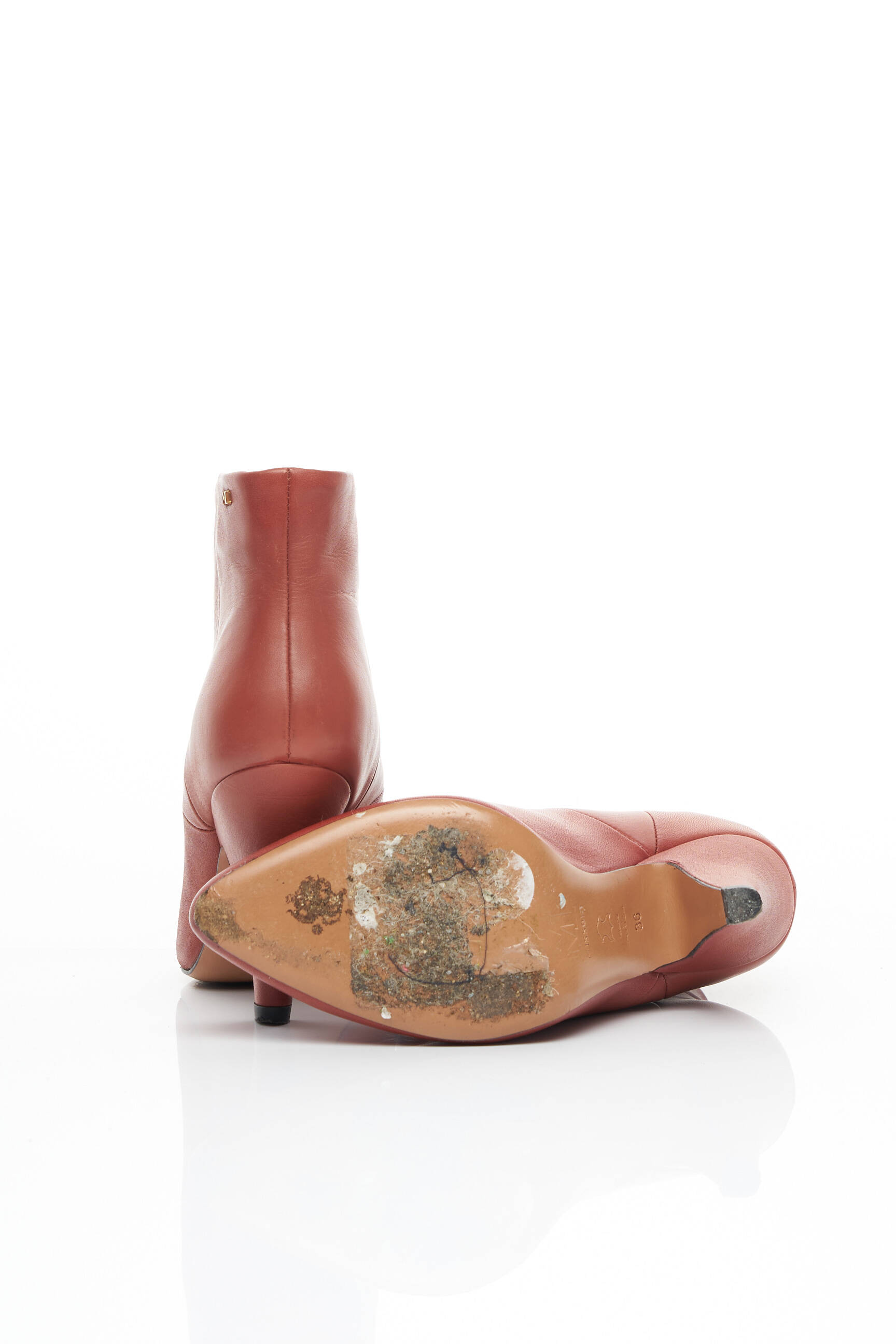 Batai/botai lygus medžiaga kulnas nuo 7 iki 9 cm rudas MISSONI moteris