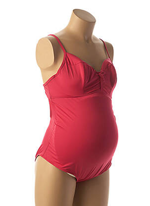 Nėštumo maudymosi kostiumas jersey audinys raudona CACHE COEUR moteris