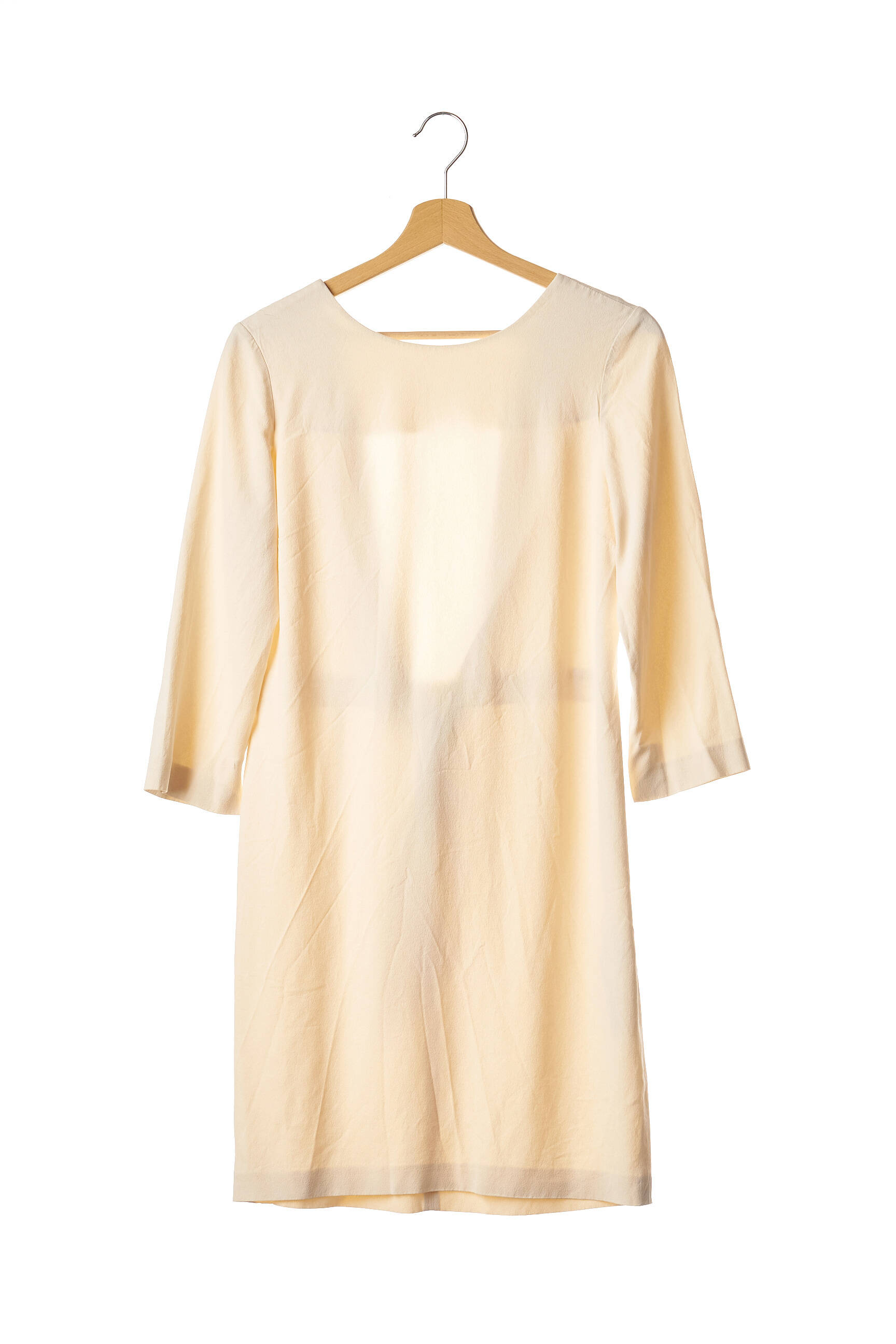 Pusilgių suknelė 3/4 rankovės 3/4 rankovės bežinis MASSIMO DUTTI moteris