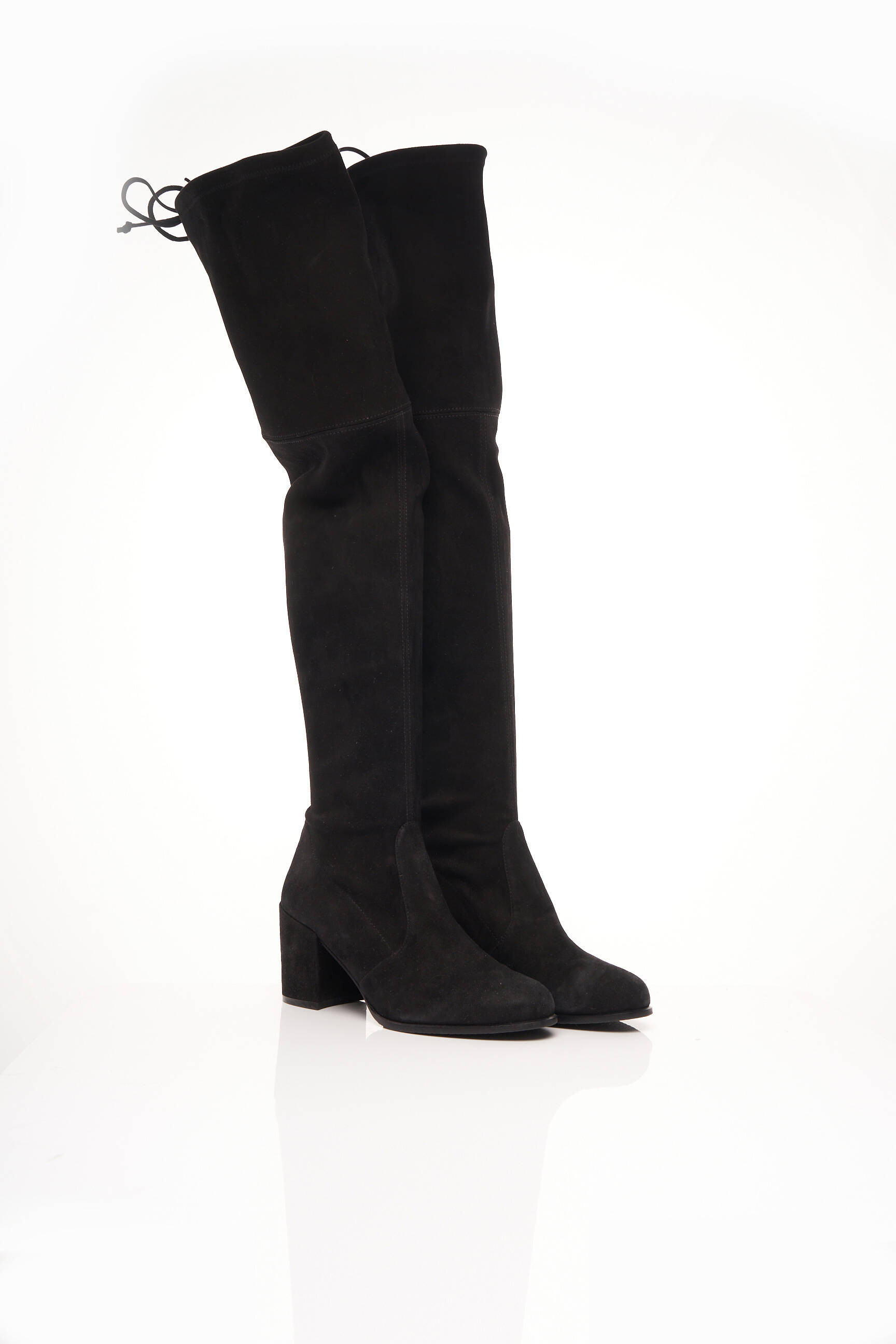 Ilgakulniai batai kulnas nuo 7 iki 9 cm juodas STUART WEITZMAN moteris