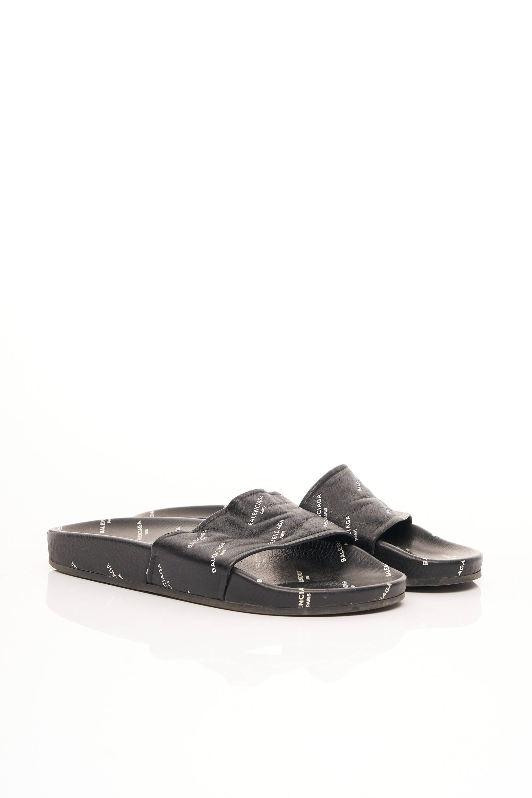 Mule/sabotai lygus audinys plokščias kulnas iki 3 cm juodas BALENCIAGA moteris