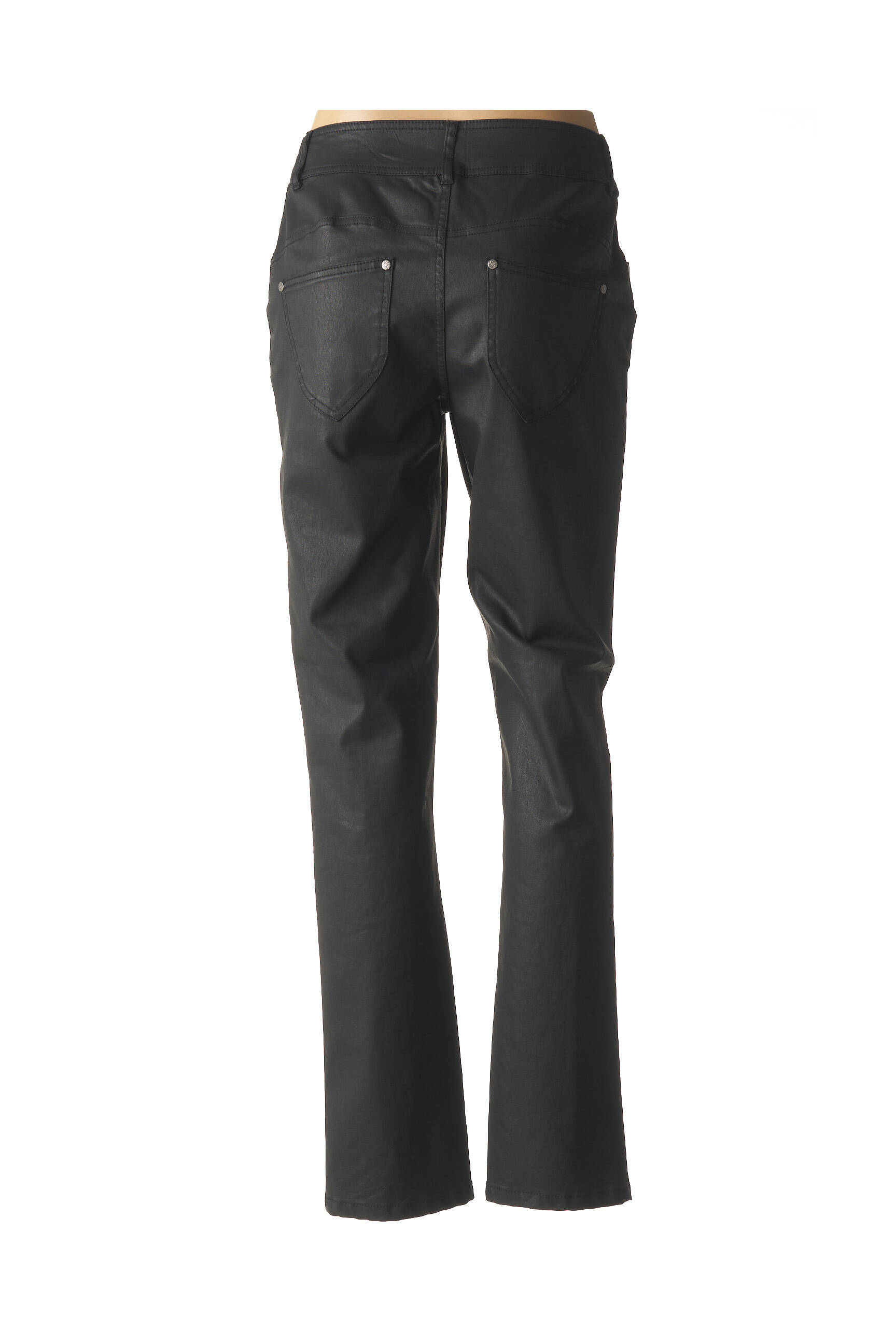 Pantalon dengtas audinys normala dydis juodas MERI & ESCA moteris