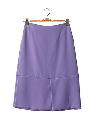 Pusilgis sijonas tiesi kirpimas violetinis TF ATELIER moteris