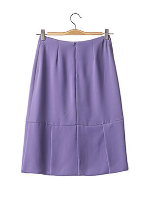 Pusilgis sijonas tiesi kirpimas violetinis TF ATELIER moteris