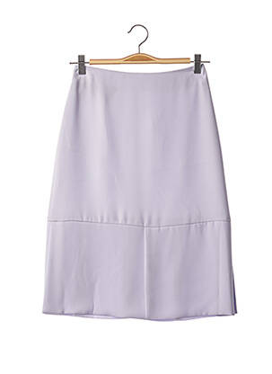 Pusilgis sijonas tiesi kirpimas violetinis TF ATELIER moteris