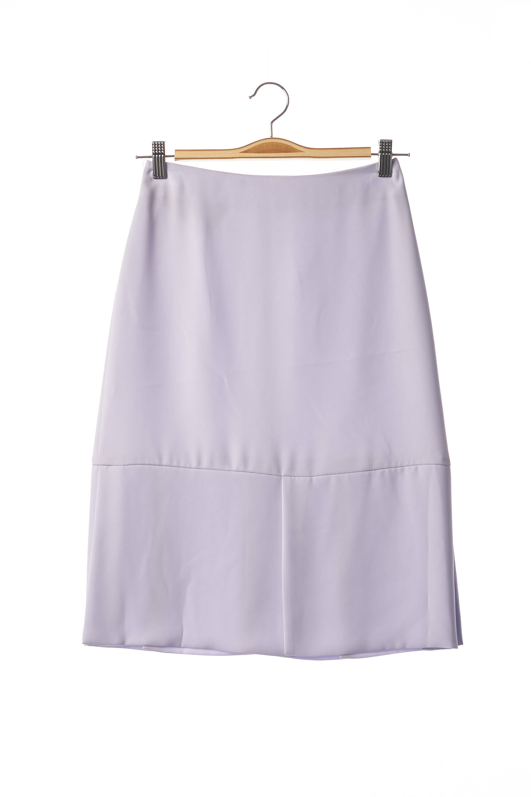 Pusilgis sijonas tiesi kirpimas violetinis TF ATELIER moteris