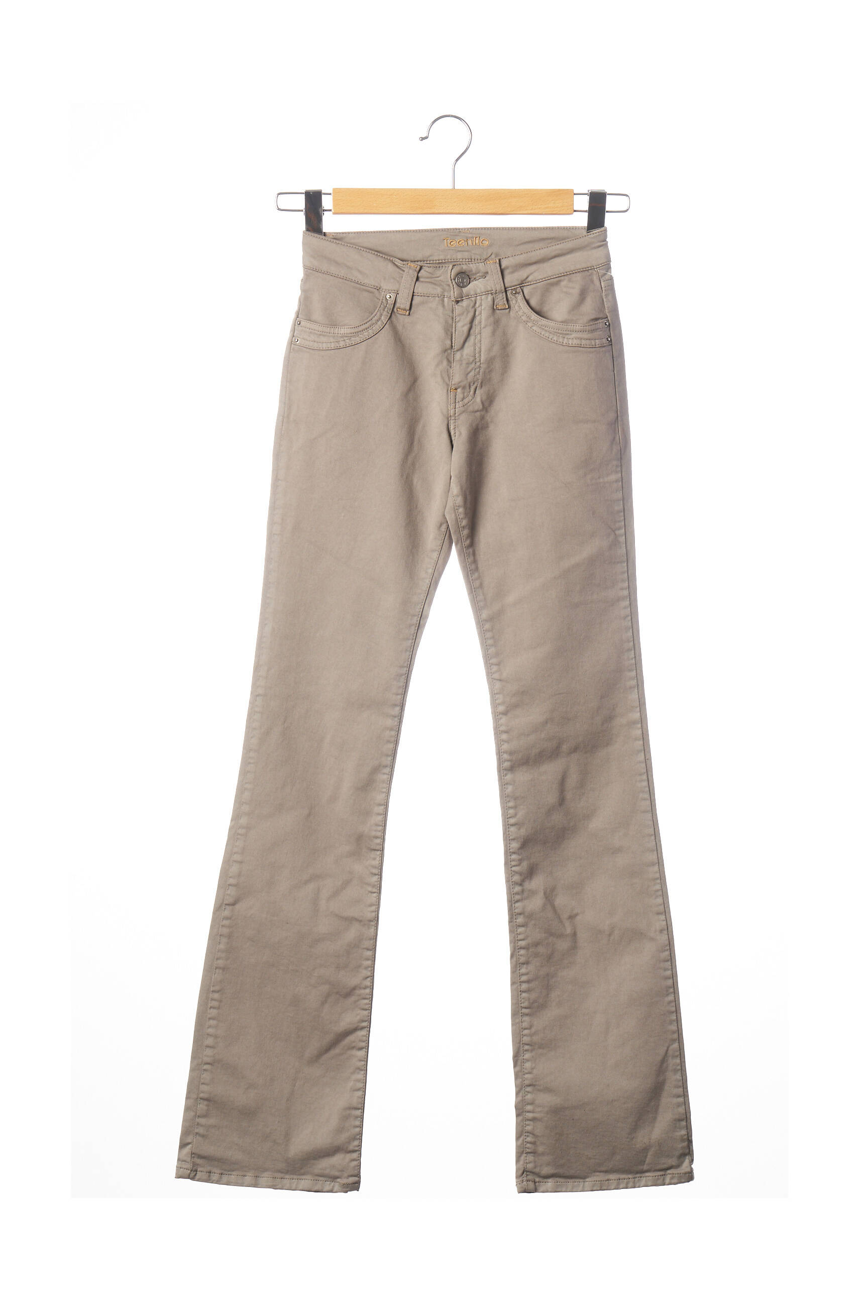 Bootcut džinsai dramblių kojos maža dydžio pilka TEENFLO moteris