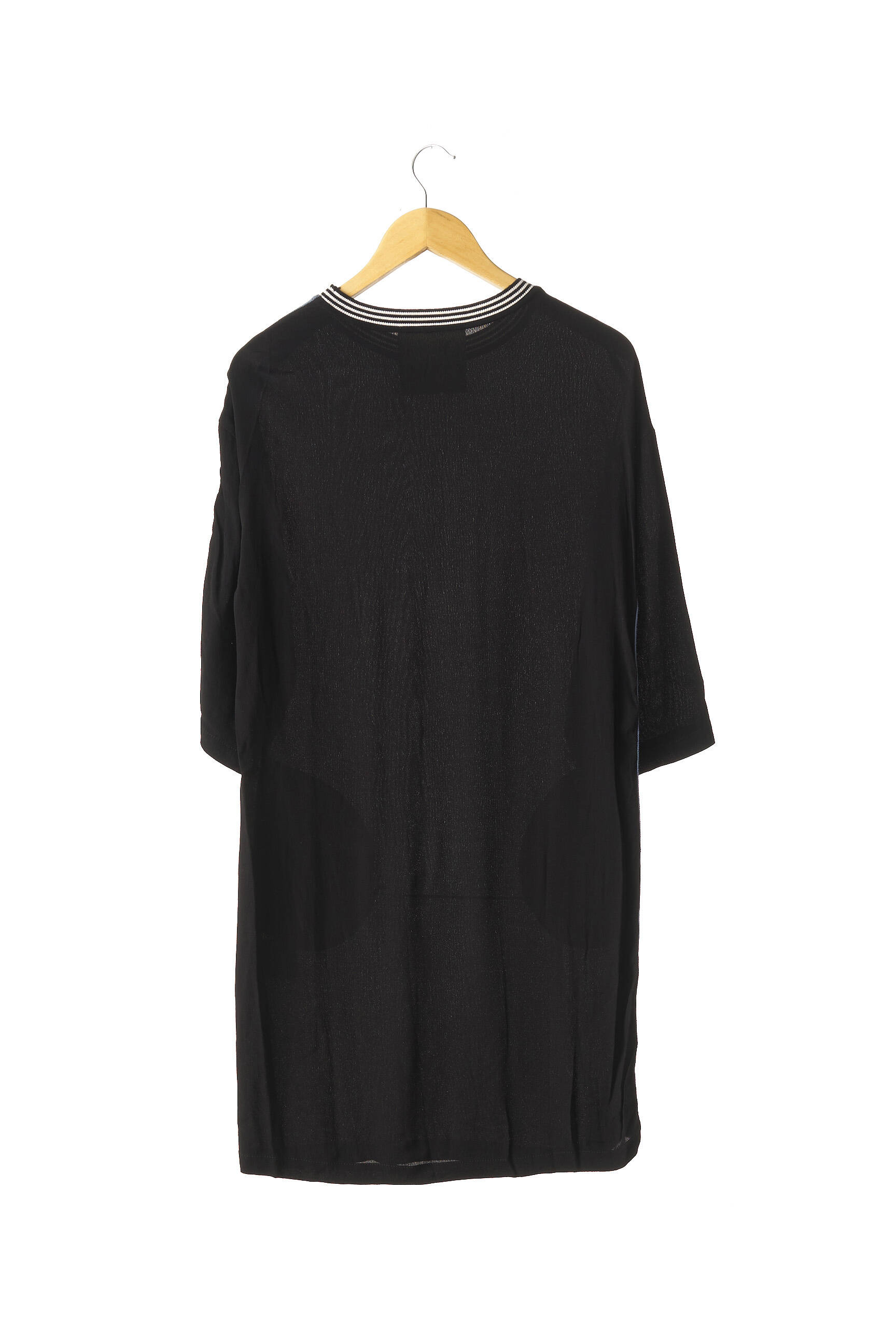 Pusilgių suknelė krepos audinys juodas 8PM moteris