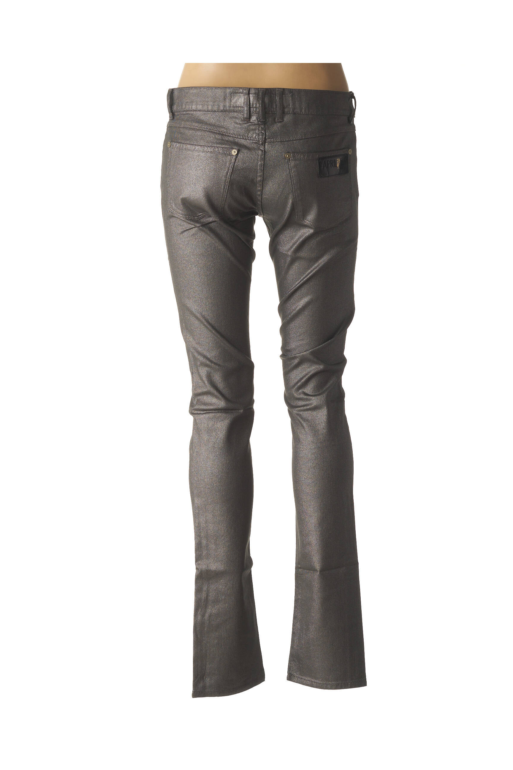 Pantalon dengtas audinys normala dydis pilka APRIL 77 moteris