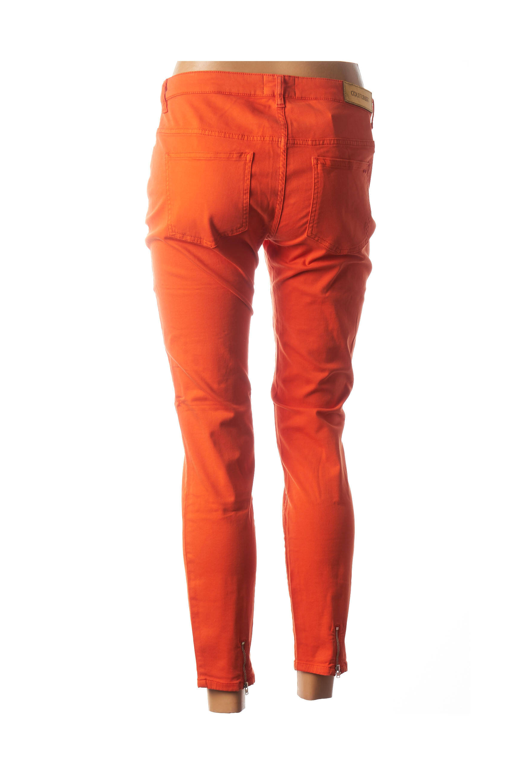 7/8 kelnės tamprumas maža dydžio oranžinė COUTURIST moteris