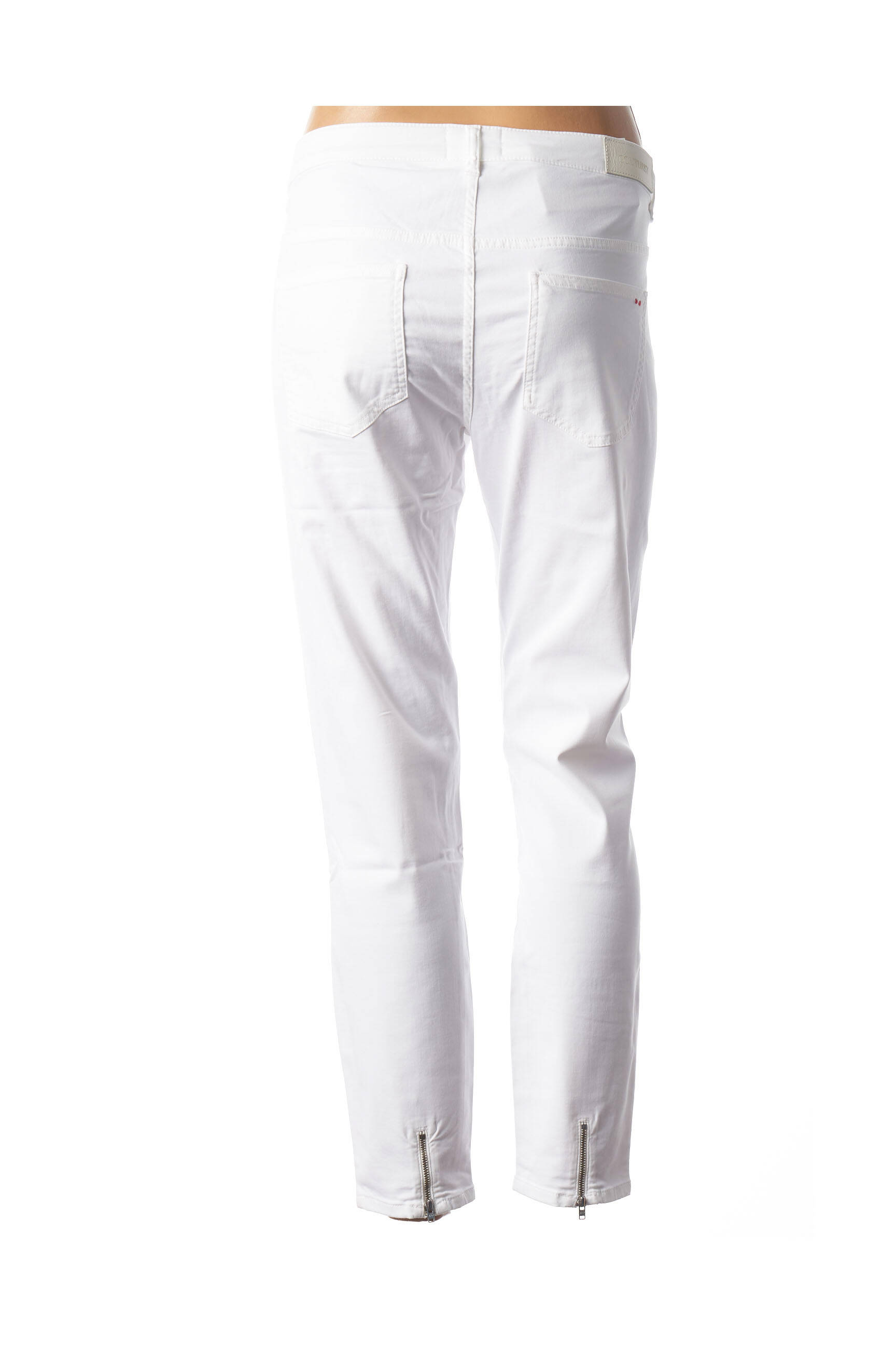 7/8 kelnės tamprumas maža dydžio baltas COUTURIST moteris