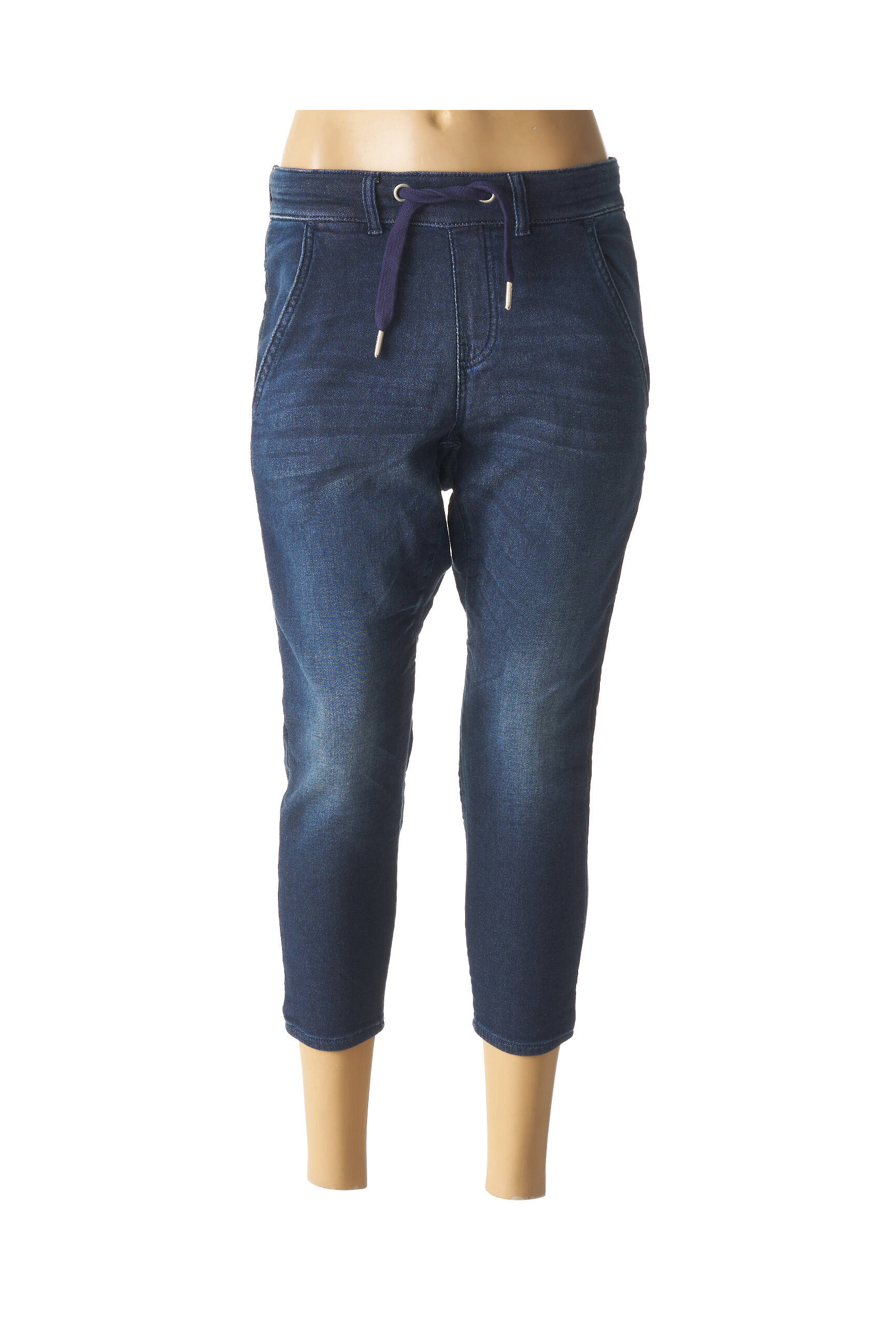 Pusilgių kelnių tamprumas normala dydis mėlyna DR DENIM moteris