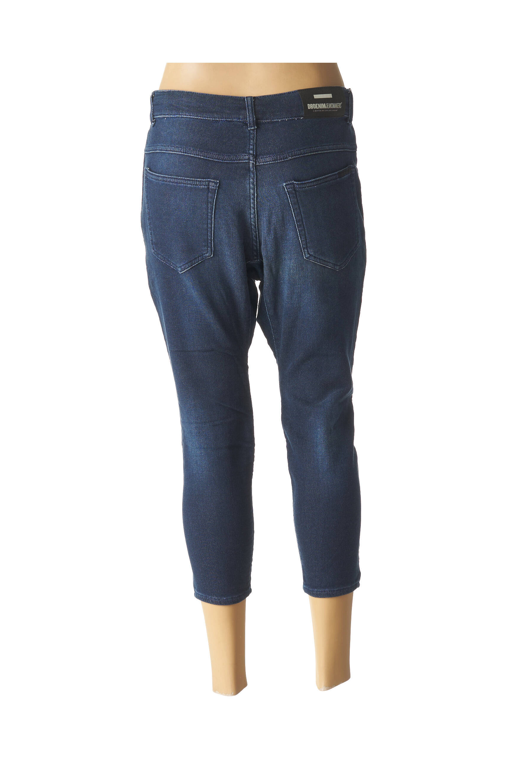 Pusilgių kelnių tamprumas normala dydis mėlyna DR DENIM moteris