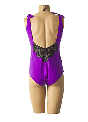 Vienos dalies maudymosi kostiumas tamprumas violetinis SIMONE PERELE moteris