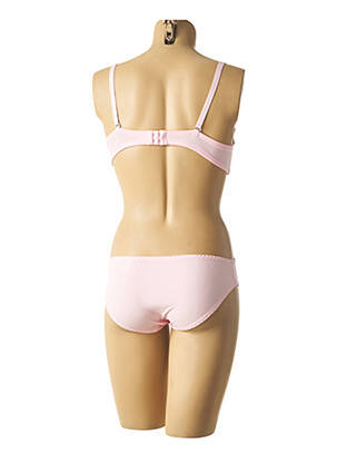 Lingerie rinkinys reguliuojamos elastinės petnešos rožinė LUNNA moteris