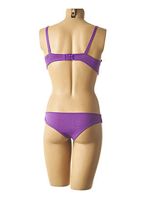 Lingerie rinkinys metalizuotas audinys violetinis LUNNA moteris