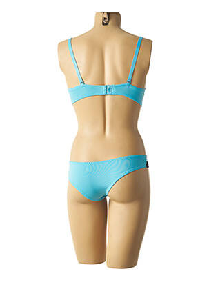 Lingerie rinkinys metalizuotas audinys mėlyna LUNNA moteris