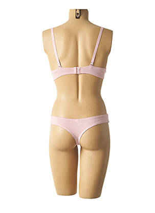 Lingerie rinkinys metalizuotas audinys rožinė HANA moteris