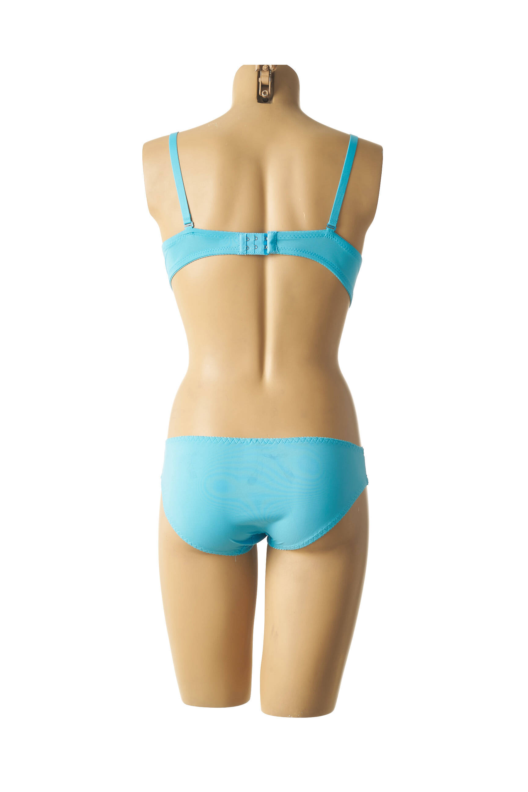 Lingerie rinkinys reguliuojamos elastinės petnešos mėlyna LUNNA moteris