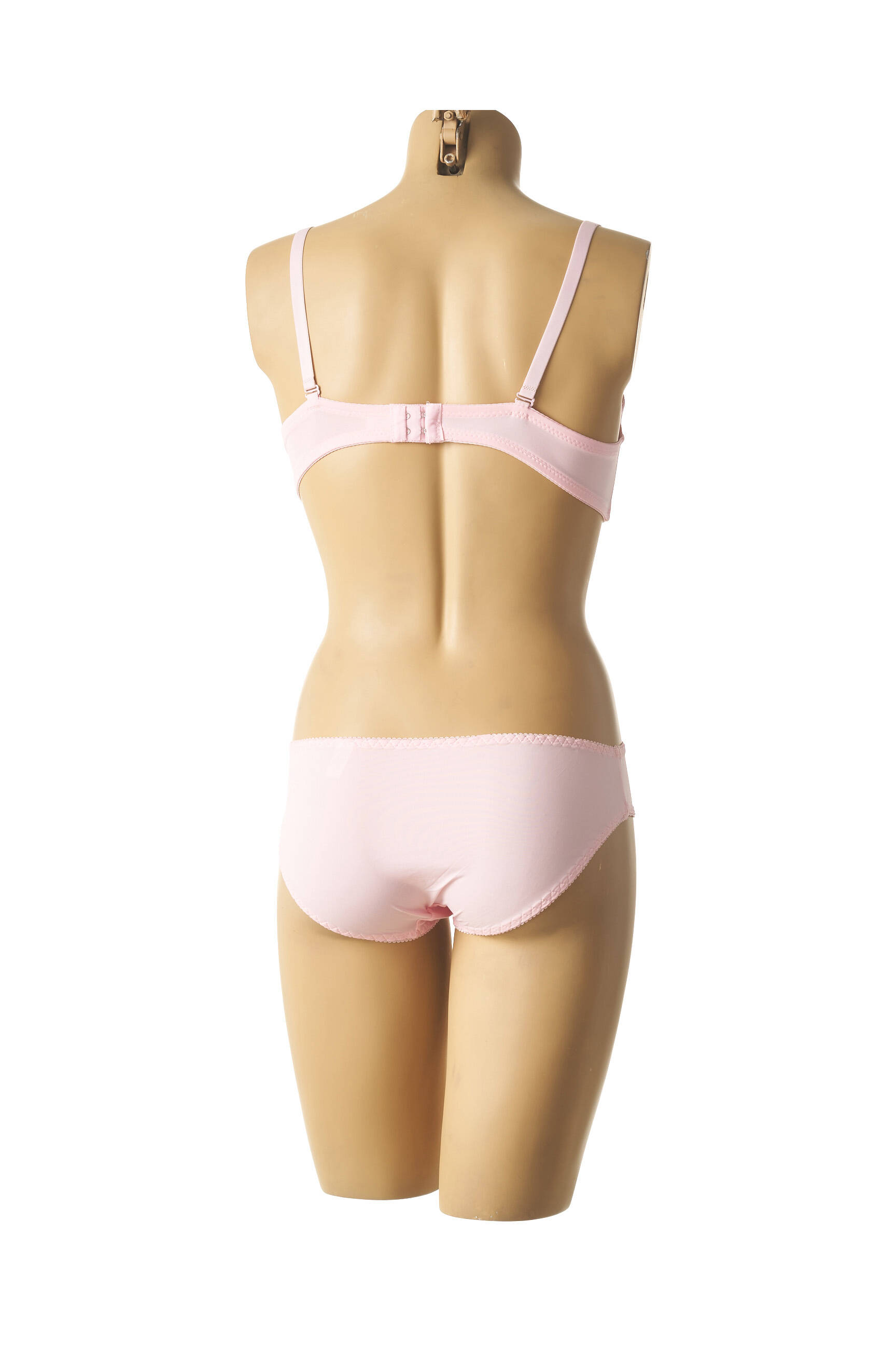 Lingerie rinkinys reguliuojamos elastinės petnešos rožinė LUNNA moteris