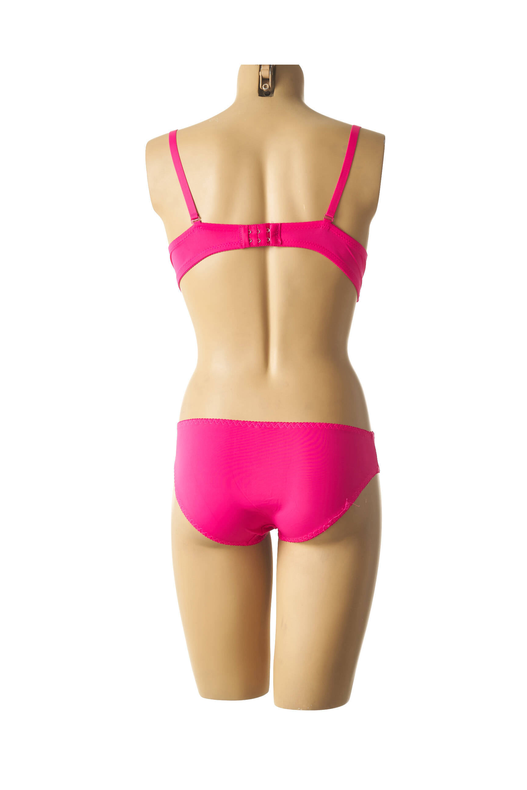 Lingerie rinkinys reguliuojamos elastinės petnešos rožinė LUNNA moteris