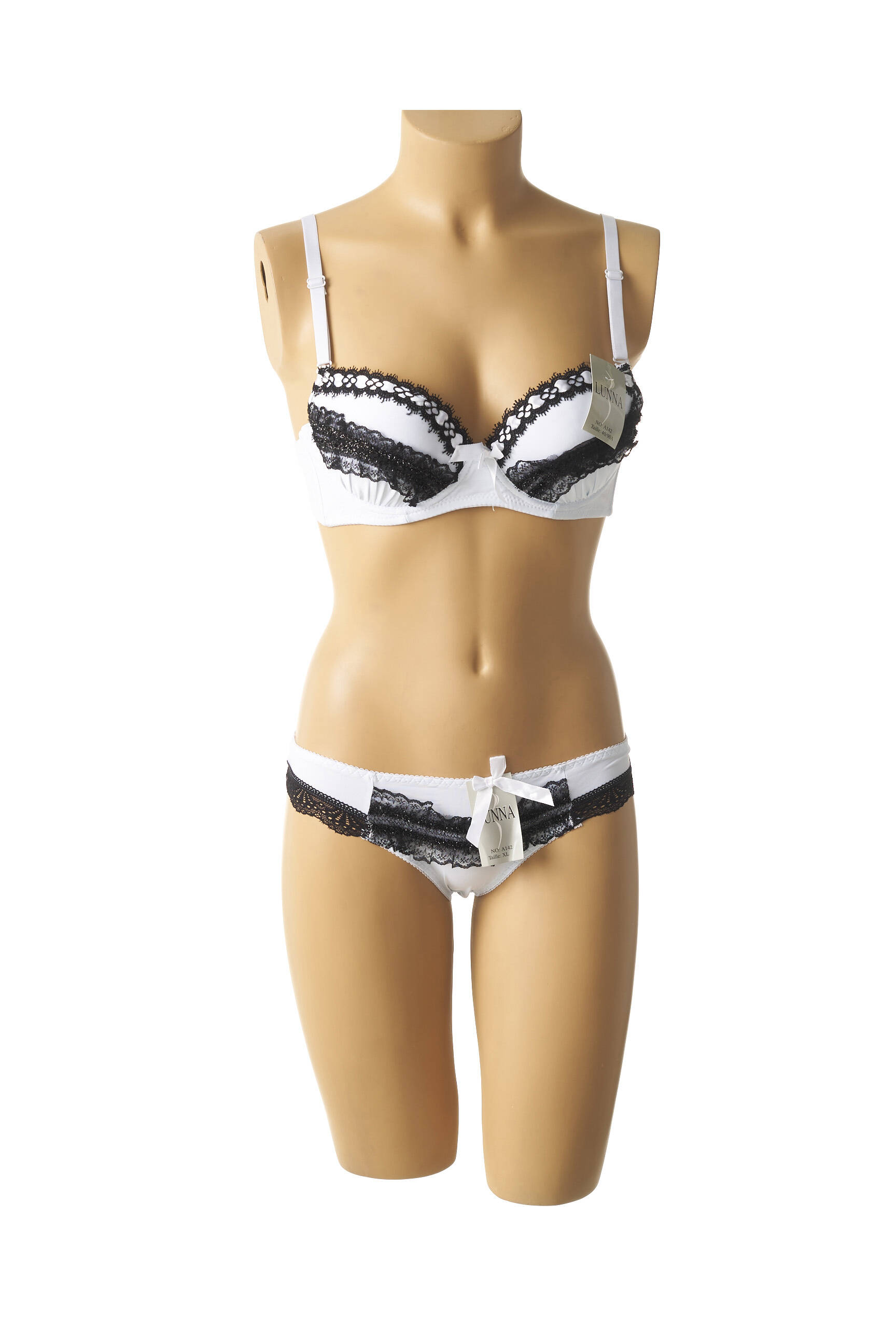 Lingerie rinkinys metalizuotas audinys pilka LUNNA moteris