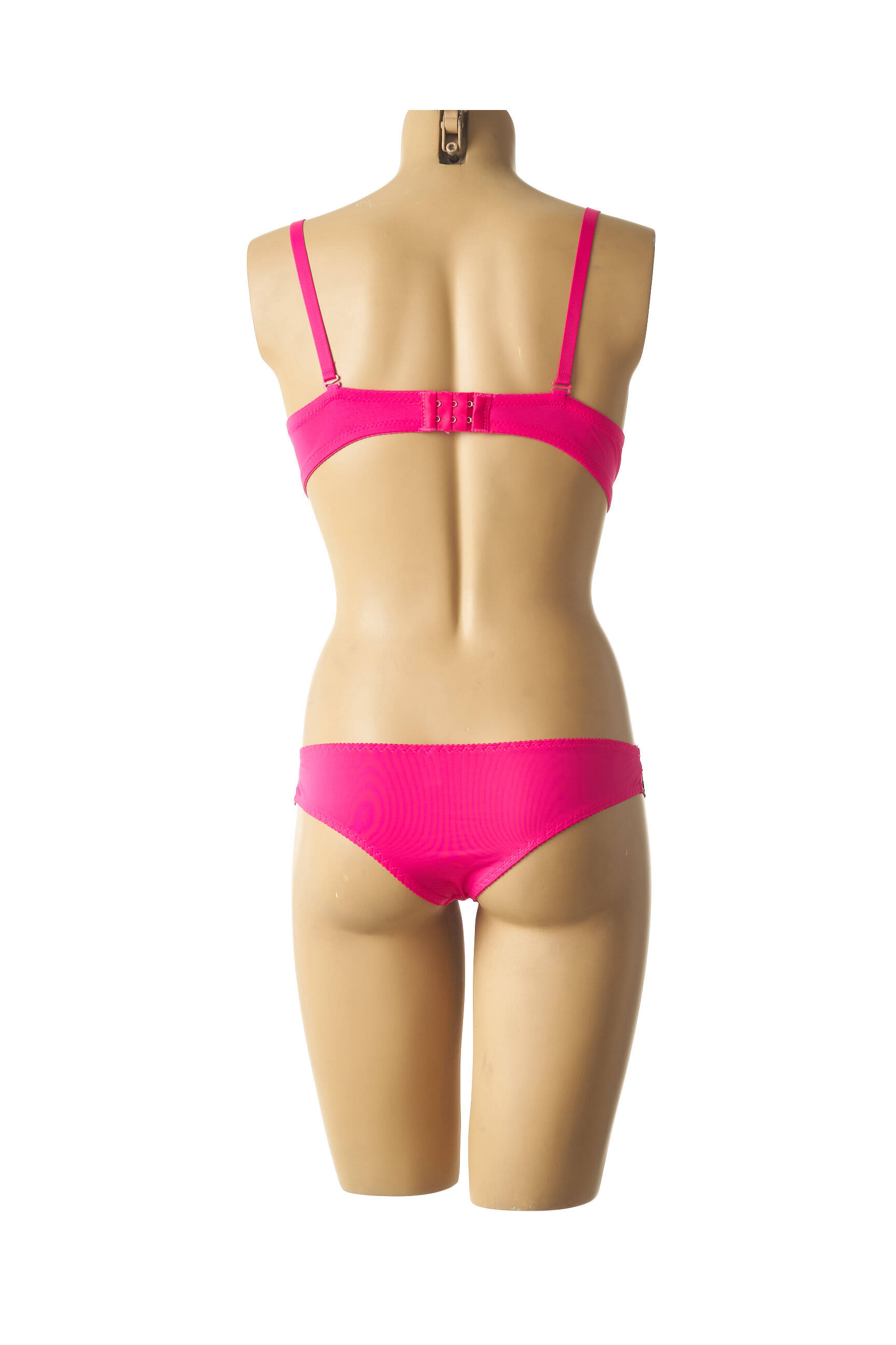 Lingerie rinkinys metalizuotas audinys rožinė LUNNA moteris