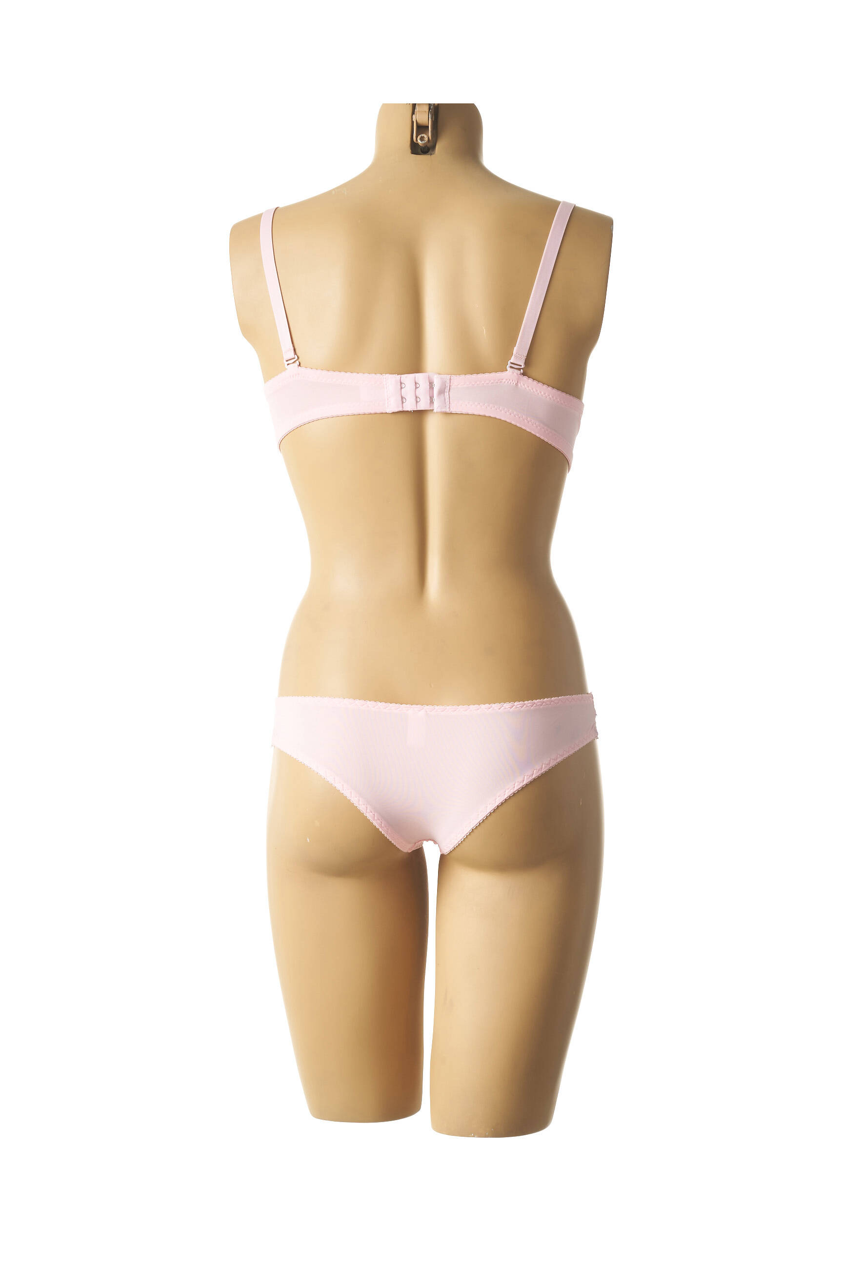 Lingerie rinkinys metalizuotas audinys rožinė LUNNA moteris