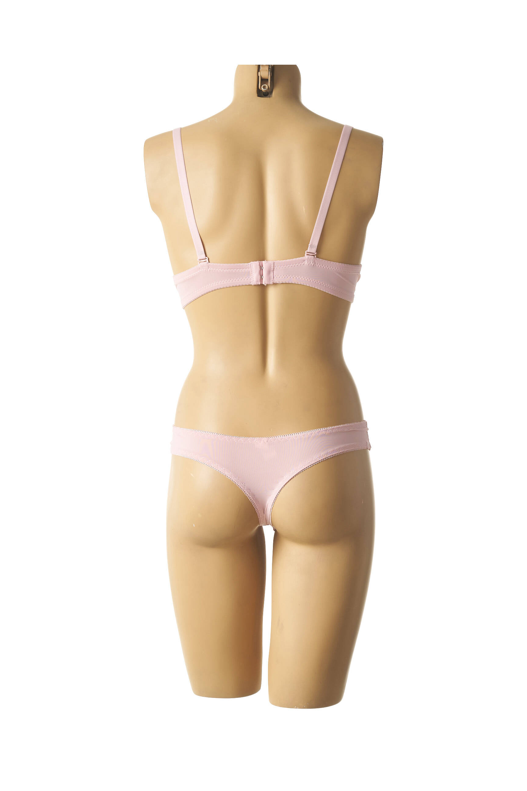 Lingerie rinkinys metalizuotas audinys rožinė HANA moteris