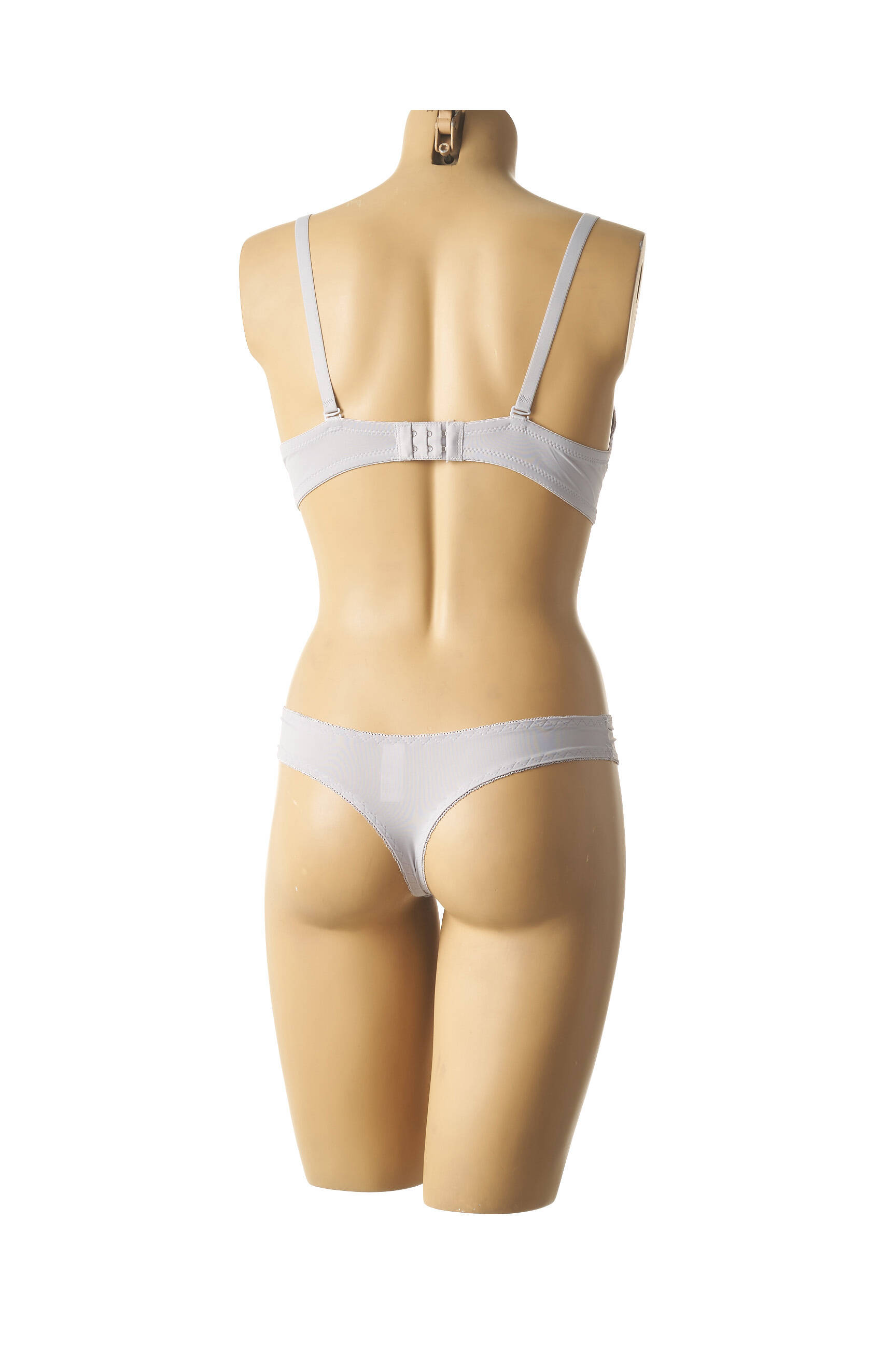 Lingerie rinkinys metalizuotas audinys pilka HANA moteris
