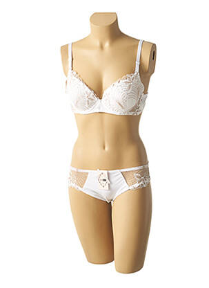 Lingerie rinkinys reguliuojamos elastinės petnešos baltas HANA moteris