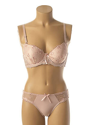 Lingerie rinkinys stringas kremas HANA moteris