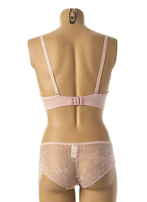 Lingerie rinkinys reguliuojamos elastinės petnešos rožinė HANA moteris