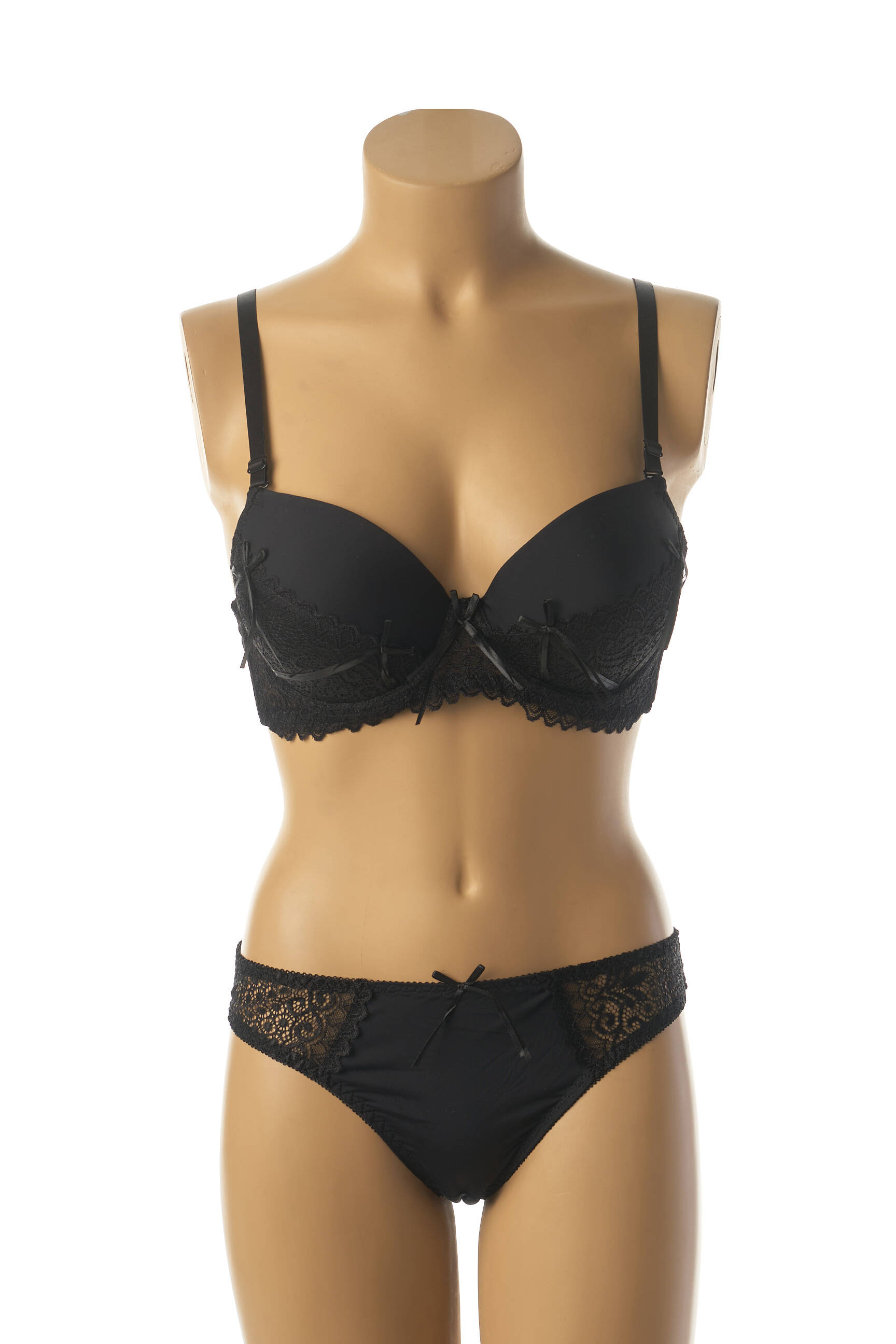 Lingerie rinkinys stringas juodas HANA moteris