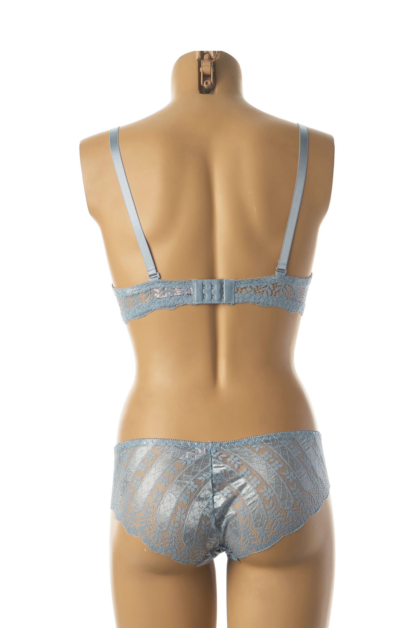 Lingerie rinkinys nėrinių audimas mėlyna HANA moteris