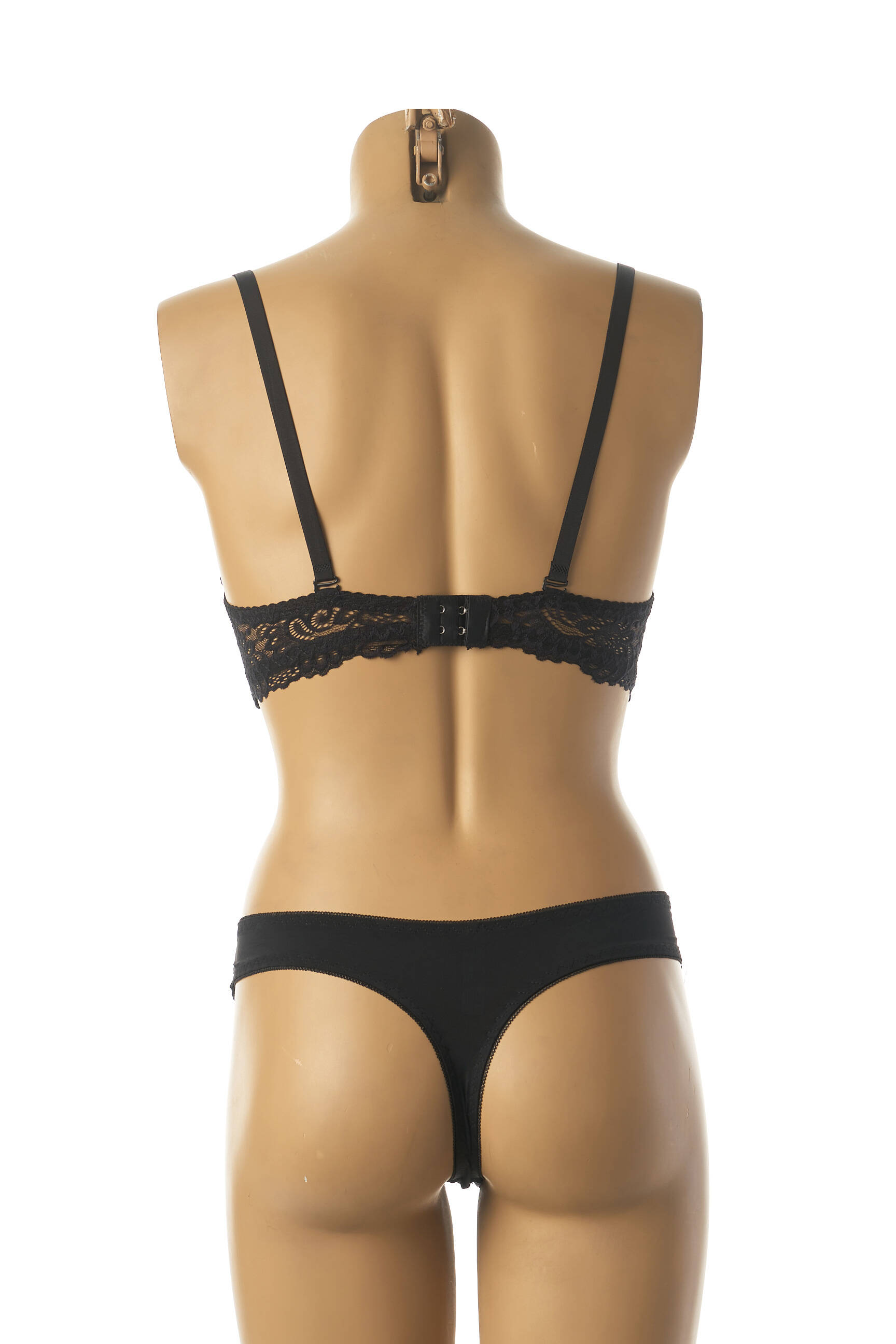 Lingerie rinkinys stringas juodas HANA moteris